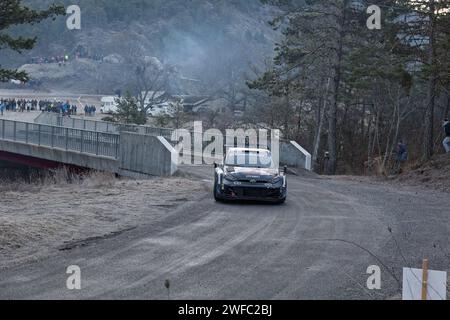 Rallye Monte Carlo 2024 Banque D'Images