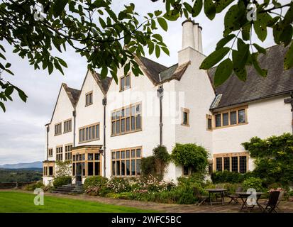 Royaume-Uni, Cumbria, Bowness on Windermere, Blackwell, Arts and Crafts House by Baillie Scott, extérieur Banque D'Images