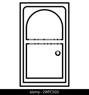 Icône abstraite avec un fond clair doon noir. Illustration vectorielle. image de stock. SPE 10. Illustration de Vecteur