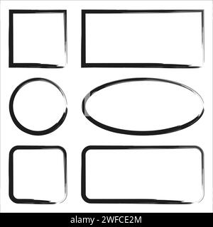 Icône d'esquisse avec des figures. Dessin au trait simple. figures noires sur fond blanc. Objet géométrique. Illustration vectorielle. Image de stock. SPE 10. Illustration de Vecteur