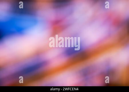 Texture de fond de ville de nuit de bokeh abstraite. Banque D'Images