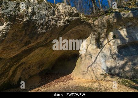 Apollocave en dehors d'Arlesheim, Baselland ermitage, grottes de l'Ermitage, canton de Baselland, Suisse. Banque D'Images