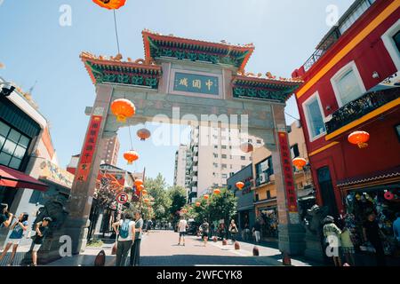 BUENOS AIRES, le 28 AOÛT 2023 - China Town dans le quartier de Belgrano. Photo de haute qualité Banque D'Images