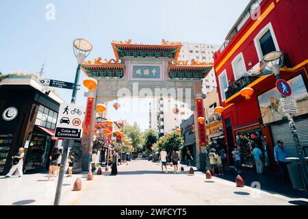 BUENOS AIRES, le 28 AOÛT 2023 - China Town dans le quartier de Belgrano. Photo de haute qualité Banque D'Images