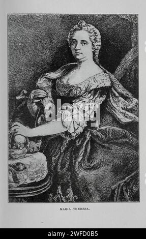 Marie-Thérèse Pologne par Nevin Otto hiver Marie-Thérèse (Maria Theresia Walburga Amalia Christina ; 13 mai 1717 – 29 novembre 1780) était dirigeante des dominions des Habsbourg de 1740 jusqu'à sa mort en 1780, et la seule femme à occuper le poste suo jure (dans son propre droit). Elle était souveraine de l'Autriche, de la Hongrie, de la Croatie, de la Bohême, de la Transylvanie, Mantoue, Milan, Galice et Lodomeria, les pays-Bas autrichiens et Parme. Par mariage, elle était duchesse de Lorraine, grande-duchesse de Toscane et impératrice romaine. Banque D'Images