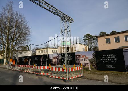 Leerstand, Häuser von US-Offizieren, Luchsweg, Grunewald, Charlottenburg-Wilmersdorf, Berlin, Deutschland Banque D'Images