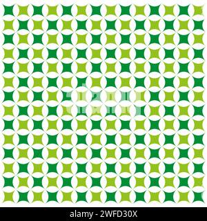 Motif diamant vert vintage. Imprimé textile. Motif géométrique sans couture. Illustration vectorielle. SPE 10. Illustration de Vecteur