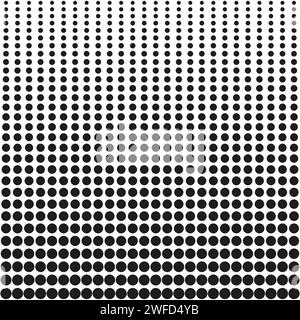 point pour la conception d'impression. Motif de répétition sans couture. Demi-teinte abstraite. Illustration vectorielle. SPE 10. Illustration de Vecteur