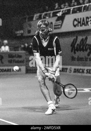 Björn BORG joueur de tennis suédois à Stockholm Open Banque D'Images