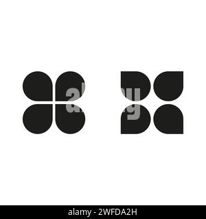 motif de fleur, conception de graphique et de graphique, texte buble. Illustration vectorielle. Image de stock. SPE 10. Illustration de Vecteur