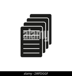 Icône Copier le fichier. Illustration vectorielle. SPE 10. Image de stock. Illustration de Vecteur