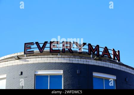 Cinéma Everyman, Mermaid Quay, Cardiff Bay, Cardiff, South Wales. Banque D'Images