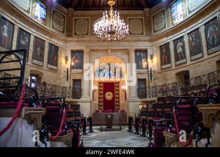 Maison des Assemblées ou Casa de Juntas, Parlement du pays basque, Gernika Lumo, province de Biscaye, Pais Vasco, Euskadi, Espagne Banque D'Images