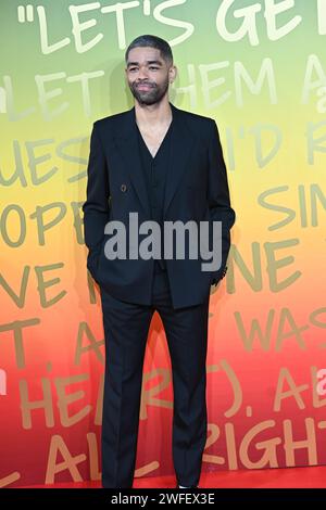 Londres, Royaume-Uni. 30 janvier 2024. Kingsley Ben-Adir assiste à la première britannique de Bob Marley : One Love au BMX IMAX, Londres, Royaume-Uni. Crédit : Voir Li/Picture Capital/Alamy Live News Banque D'Images