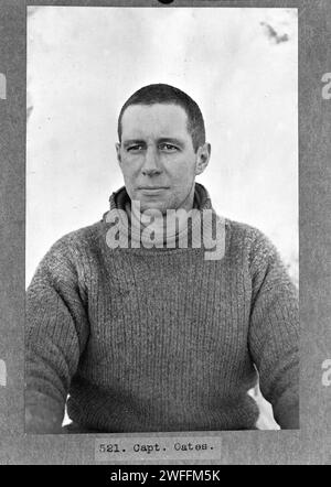 Capitaine Lawrence Edward Grace Oates pendant l'expédition antarctique britannique de 1911-1913, vers 1911 photo de Herbert Ponting Banque D'Images
