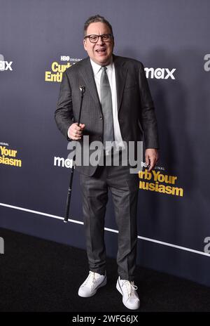 West Hollywood, États-Unis. 30 janvier 2024. Jeff Garlin arrive à la première de la saison finale de HBO's Curb Your Enthusiasm au Directors Guild of America Theatre le 30 janvier 2024 à West Hollywood, CA. © Lisa OConnor/AFF-USA.com crédit : AFF/Alamy Live News Banque D'Images