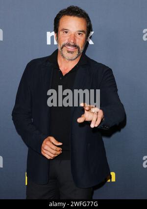 Los Angeles, États-Unis. 30 janvier 2024. Michael Irby arrive à Curb Your Enthusiasm saison 12 Red Carpet Premiere qui a lieu à la DGA à Los Angeles, CA le lundi 30 janvier 2024. (Photo de Juan Pablo Rico/Sipa USA) crédit : SIPA USA/Alamy Live News Banque D'Images