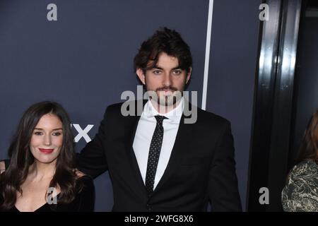 Los Angeles, Californie, USA 30 janvier 2024 Conor Kennedy assiste à HBOÕs la première saison 12 de Curb Your Enthusiasm au DGA Theatre le 30 janvier 2024 à Los Angeles, Californie, USA. Photo de Barry King/Alamy Live News Banque D'Images