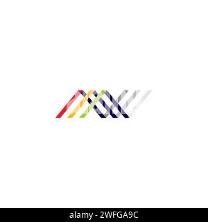 N logo Design simple Illustration de Vecteur