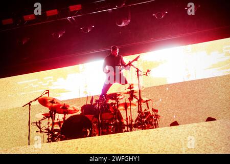 Oslo, Norvège. 30 janvier 2024. Le groupe britannique metalcore Architects donne un concert live à Oslo Spektrum à Oslo. (Crédit photo : Gonzales photo/Alamy Live News Banque D'Images