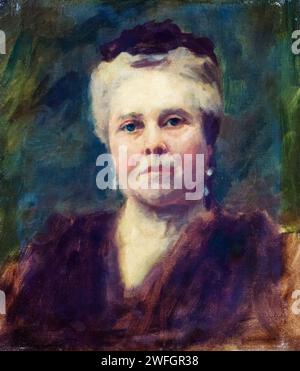 Victoria, princesse royale (1840-1901), impératrice d'Allemagne et reine de Prusse (1888), portrait à l'huile sur toile de Joseph Mordecai, vers 1900 Banque D'Images