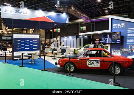 Paris, France. 02 février 2023. Illustration sur le stand FFSA lors du salon automobile Retromobile 2024 à Paris Expo porte de Versailles, du 30 janvier au 4 février 2024 à Paris, France - photo Paul Vaicle/DPPI crédit : DPPI Media/Alamy Live News Banque D'Images