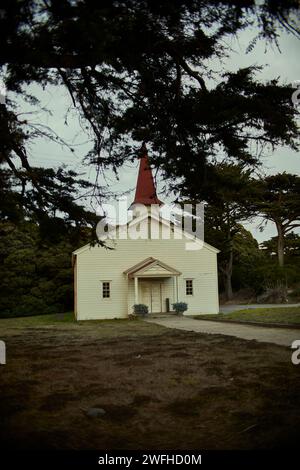 Petite église à San Francisco Banque D'Images