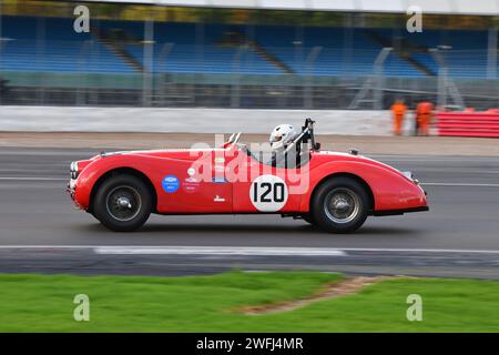 Mark Hews, Chris Keith-Lucas, Jaguar XK120 Roadster, Jaguar Classic Challenge pour les voitures Jaguar pré-1966, les véhicules éligibles incluent ; pré-'66 E-types, C Banque D'Images