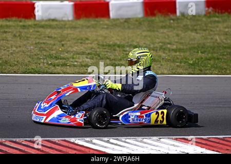 Circuit de karting circuit Kartodromo Cremona Banque D'Images