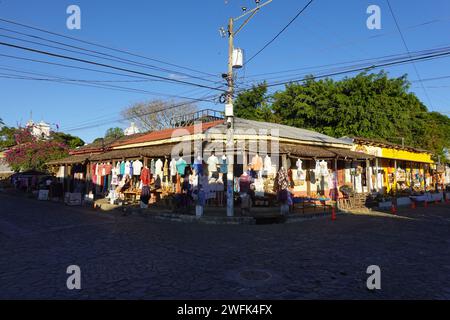 Village de Concepcion de Ataco, El Salvador Amérique centrale Banque D'Images