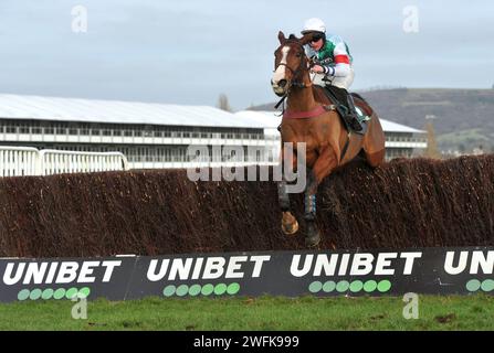 Course 3 1,15 le Paddy Power Cheltenham Countdown Podcast handicap Chase (Class 1 Premier handicap) facile que celui monté par Shane Quinlan sauter le Banque D'Images