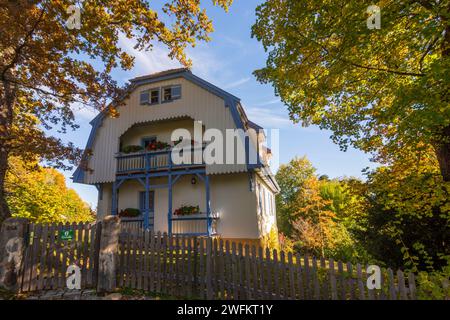 Murnau am Staffelsee : Maison Münter-Haus à Oberbayern, Pfaffenwinkel, haute-Bavière, Bayern, Bavière, Allemagne Banque D'Images