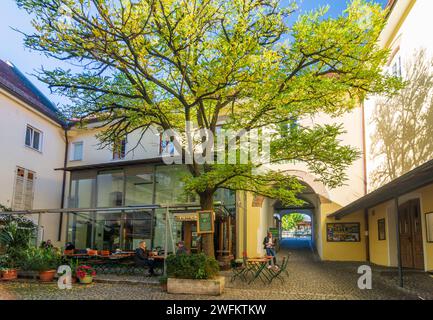 Murnau am Staffelsee : brasserie Brauhaus Griesbräu, vieille ville à Oberbayern, Pfaffenwinkel, haute-Bavière, Bayern, Bavière, Allemagne Banque D'Images