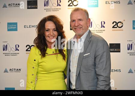 Londres, Royaume-Uni. 31 janvier 2024. Nordoff et Robbins Legends of Rugby Dinner 2024 au Grosvenor House Hotel Londres, Royaume-Uni. Crédit : Voir Li/Picture Capital/Alamy Live News Banque D'Images