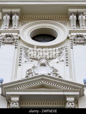 Teatro Calderon, élément architectural, Madrid, Espagne Banque D'Images