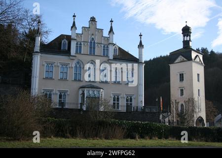 Schloss Sayn Stammsitz der Familie zu Sayn-Wittgenstein *** Château de Sayn Siège ancestral de la famille Sayn Wittgenstein Copyright : xStopperx/xEibner-Pressefotox EP asr Banque D'Images