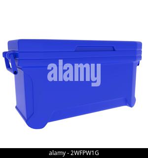 Refroidisseur isolé sur fond blanc. Illustration 3D de haute qualité Banque D'Images