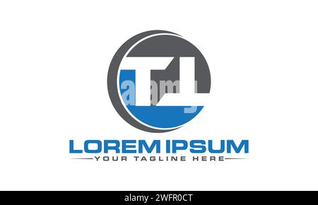 Conception du logo TT Letter. Creative TT logo Design. Illustration de Vecteur