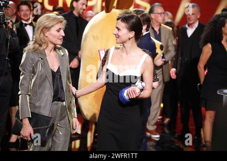 Aylin Tezel BEI der Verleihung des 45. Bayerischen Filmpreises 2023 im Prinzregententheater. München, 19.01.2024 Banque D'Images