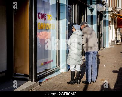 LA HAYE - extérieur de My Lima Lima, le magasin de vêtements de la Princesse Laurentien et Eloise van Oranje. Le nouveau magasin de vêtements vintage comprendra des vêtements de la princesse et de la comtesse. ANP REMKO DE WAAL netherlands Out - belgique Out Banque D'Images