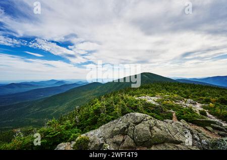 Vue depuis carter Dome Peak, White Mountains, New Hampshire, États-Unis Banque D'Images