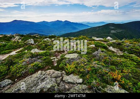 Vue depuis carter Dome Peak, White Mountains, New Hampshire, États-Unis Banque D'Images