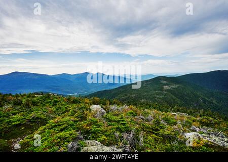 Vue depuis carter Dome Peak, White Mountains, New Hampshire, États-Unis Banque D'Images