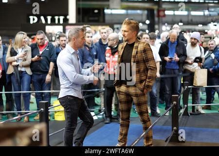 LOEB Sébastien (fra), pour le 50 ème anniversaire de Sébastien Loeb lors du salon de la moto Retromobile 2024 à Paris Expo porte de Versailles, le 31 janvier 2024 à Paris, France - photo Frédéric le Floc’h / DPPI Banque D'Images