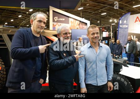 LOEB Sébastien (fra), pour le 50 ème anniversaire de Sébastien Loeb lors du salon de la moto Retromobile 2024 à Paris Expo porte de Versailles, le 31 janvier 2024 à Paris, France - photo Frédéric le Floc’h / DPPI Banque D'Images