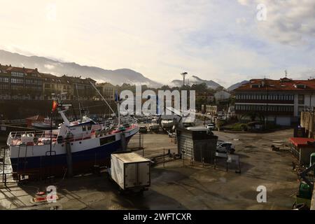 Llanes est une municipalité de la province d'Asturies, dans le nord de l'Espagne. Banque D'Images