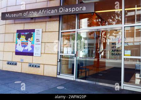 San Francisco, Californie : MoaD Museum of the African Diaspora situé au 685 Mission St, San Francisco Banque D'Images