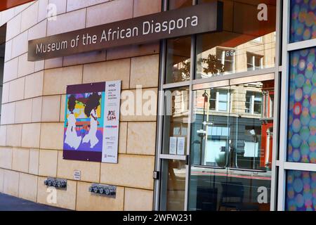 San Francisco, Californie : MoaD Museum of the African Diaspora situé au 685 Mission St, San Francisco Banque D'Images