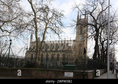 St Luke's Church cale Street Chelsea Londres Angleterre où Charles Dickens s'est marié avec Catherine Hogarth en 1836 Banque D'Images