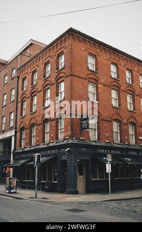 Bâtiment d'angle dans le centre de Dublin en Irlande le 20 novembre 2018 Banque D'Images